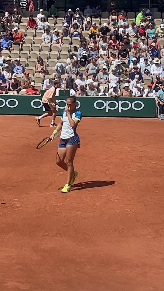 Rolland Garros avec Dianne Parry