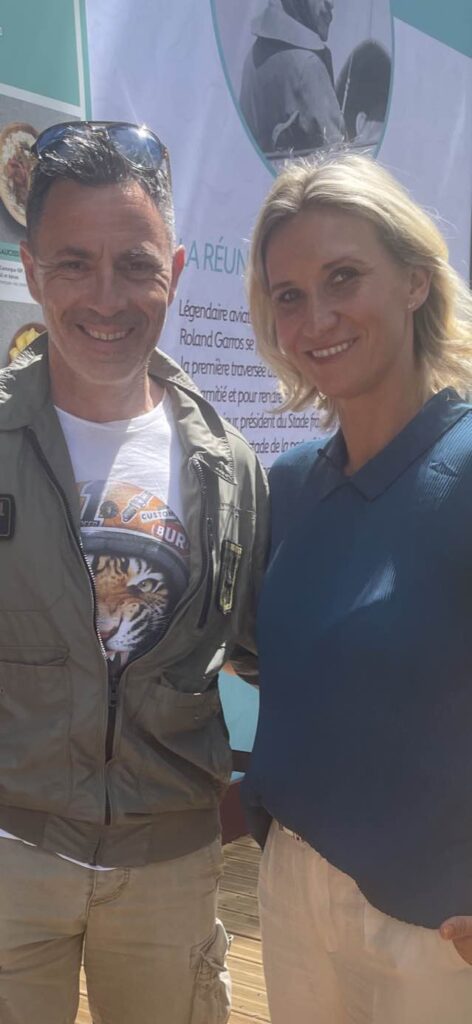 Rolland Garros avec Dianne Parry