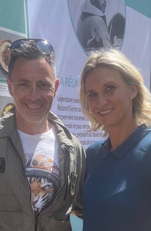 Rolland Garros avec Dianne Parry